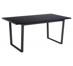 Stôl Amble 160x90 cm čierny mramorový