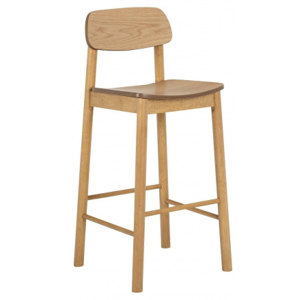 Barová stolička Barlow prírodný dub