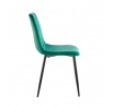 Stolička velvet zelená K5-FX