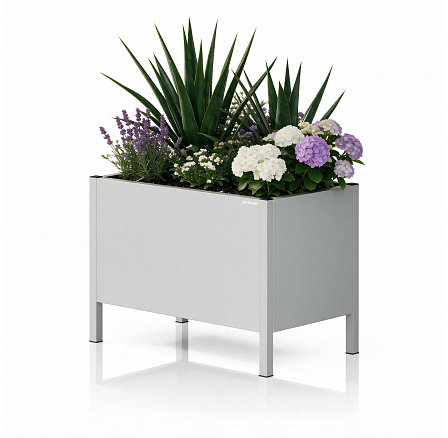 Kryt na kvetináč kovový veľký šedý: DAISY 500 x 400 x 300 mm Kryt na kvetináč kovový veľký šedý: DAISY 500 x 400 x 300 mm