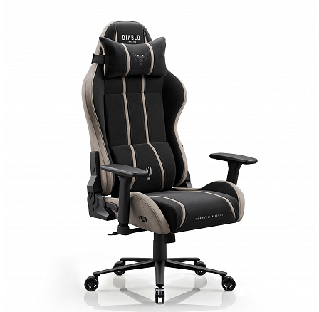 DIABLO CHAIRS X-ONE 2.0 >king < kreslo CAMEL BLACK| Herná stolička | látková herná stolička DIABLO CHAIRS X-ONE 2.0 >king < kreslo CAMEL BLACK| Herná stolička | látková herná stolička