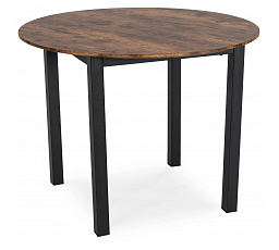 Stôl TEO 100 cm Dub Rustikálny/Čierny