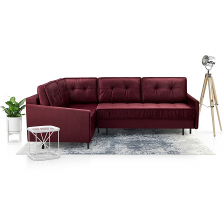 Rohová sedacia súprava ALASKAN, Monolith 69, Ľavá