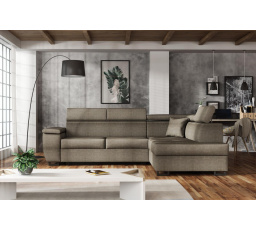 Rohová sedacia súprava Wiliam P hnedá