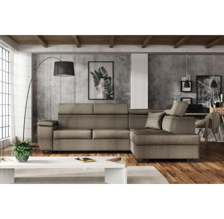 Rohová sedacia súprava Wiliam P hnedá