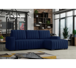 Rohová sedacia súprava Hakim P - manila26/tmavomodrá