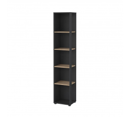 Regál SIGAL 590, Sivá/Jackson hickory