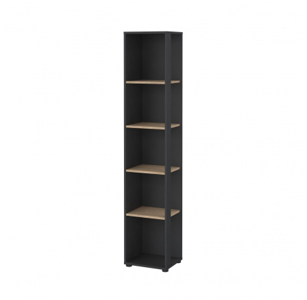 Regál SIGAL 590, Sivá/Jackson hickory Regál SIGAL 590, Sivá/Jackson hickory