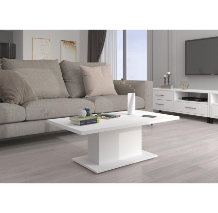 Konferenčný stolík DENIS, Biela