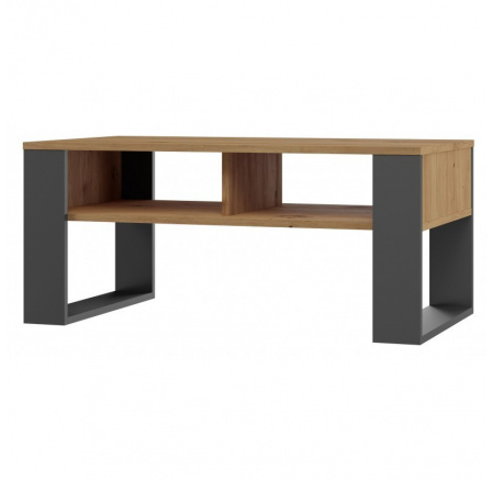 Konferenčný stolík SAVA 2, Dub artisan/Antracit