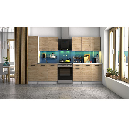 Kuchynská linka Daja I 300 SL4 dub artisan