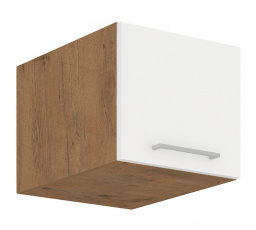Kuchynská horná skrinka VEGA 40NAGU36-1F, Dub lancelot/Biely lesk