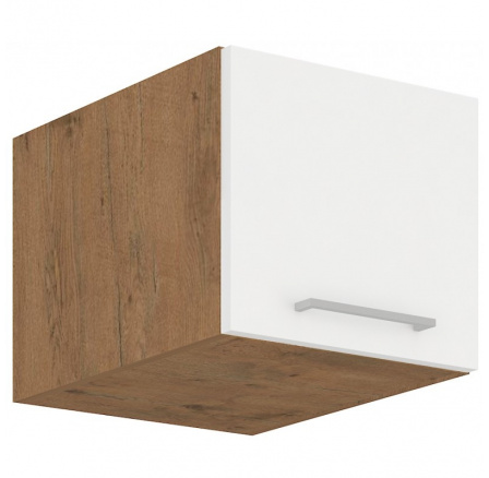 Kuchynská horná skrinka VEGA 40NAGU36-1F, Dub lancelot/Biely lesk