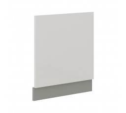 Kuchynské dvierka Bolzano ZM 570x596 biely lesk/sivá