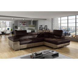 Rohová sedacia súprava ANTON, Monolit 29/Monolit 09 Pravá