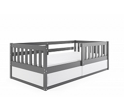 Detská posteľ SMART bez matraca, Grafit