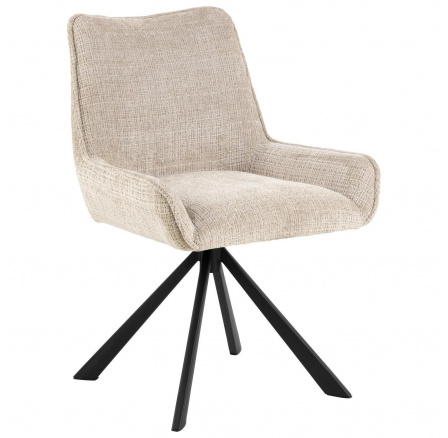 Otočné kreslo Eddie béžové Juto 4
