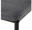 Jídelní set s 4 židlemi, 130x70x76cm, keramika, mramor, ASE-1004 GREY2