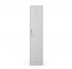 Kovová šatní skriňa KACPER 1 Plus, Sivá