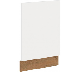 Dvierka na umývačku s panelom VIGO - ZM 570 x 446, Dub Lancelot / Biely lesk