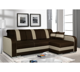 Rohová sedacia súprava Costa P hnedá/béžová