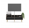 TV komoda RUBY, Hickory/Čierna