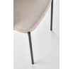 Jedálenská stolička K373, Béžová/Čierna