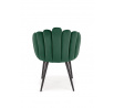 Stolička K410, zelený zamat