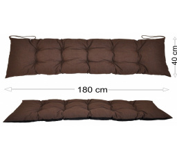 Podsedák 180x40 hnedý melír