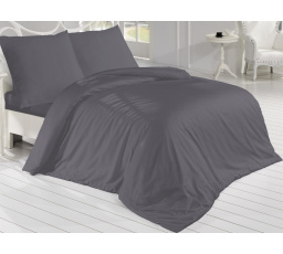 Francúzske obliečky Satén 220x220, 70x90cm Antracit