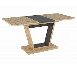 Jedálenský stôl NIGEL, Dub Wotan/Hnedá