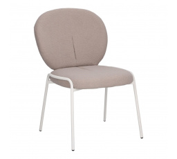 Stolička Bianco sivá