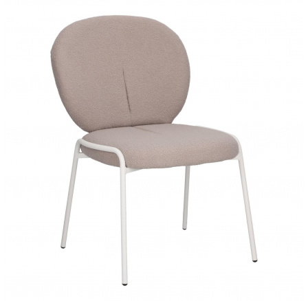 Stolička Bianco sivá