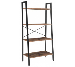 Regál R1-FX 4P rustikálna hnedá R14P-FX