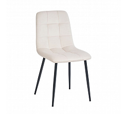 Zamatová stolička béžová K11-FX