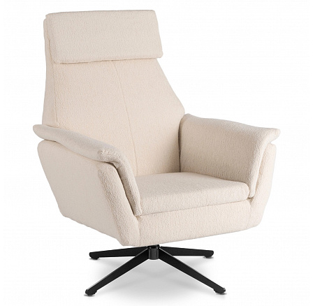 Otočné Relaxačné Kreslo TERRY Béžové