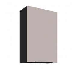 Horná skrinka ARONA - 60 G-90 1F, Čierna mat/Kašmír