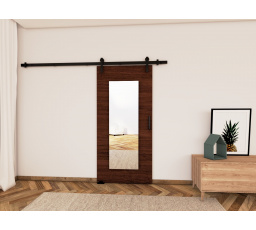 Posuvné dvere LOFT I90, Wenge/čierna