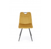 Jedálenská stolička K521, horčicová
