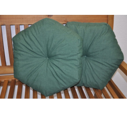 Vankúš hviezda tmavozelený set 2 ks