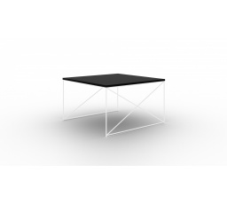 Stolík kávový Nelia Biely+Čierny