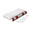 Taštičkový matrac Pedro 80x200 Hypoalergénny poťah Microfibre