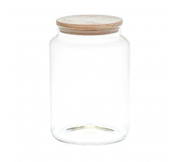 Sklenená nádoba s dreveným vekom 2,9l