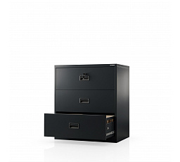 Kovová kartotéková skriňa antracitová: SARAN XL V3, 900 x 1020 x 600 mm