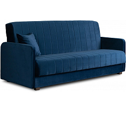 Rozkladacia pohovka PORTO Modrá Zamatová