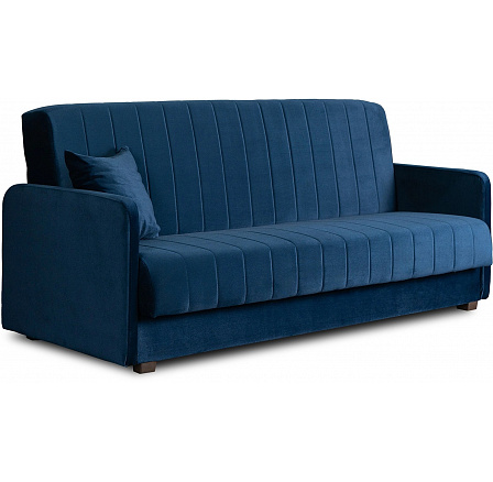 Rozkladacia pohovka PORTO Modrá Zamatová