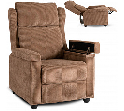 Rozkladacie kreslo SPENCER Hnedý Manšester