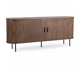 Komoda TRISH 180 cm Dvojdverová Posuvná Orech