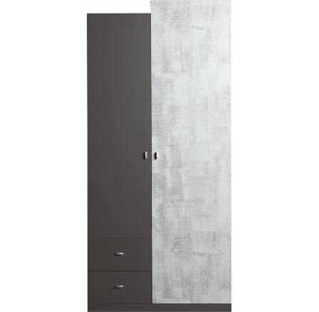 Skriňa TABLO - TA3, grafit + enigma Skriňa TABLO - TA3, grafit + enigma