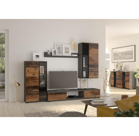 Obývacia stena Silos matera/starý štýl